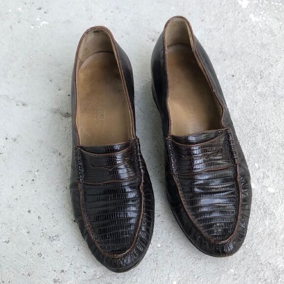 Vintage lizard loafers   - Picture 1 of 8